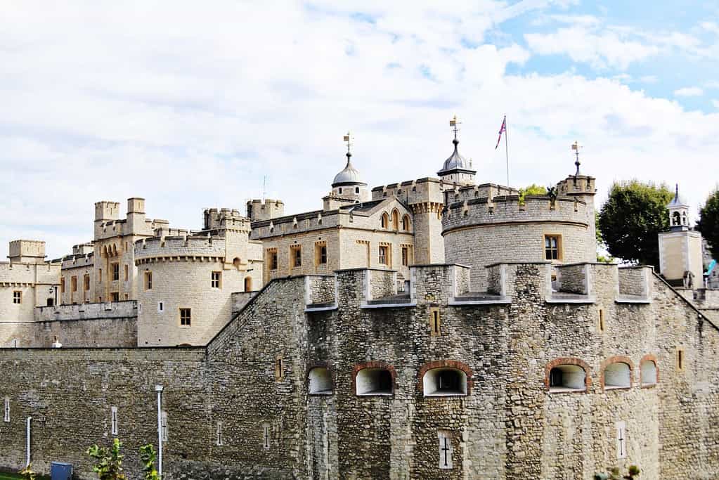 Tower of London from the outside. London, UK