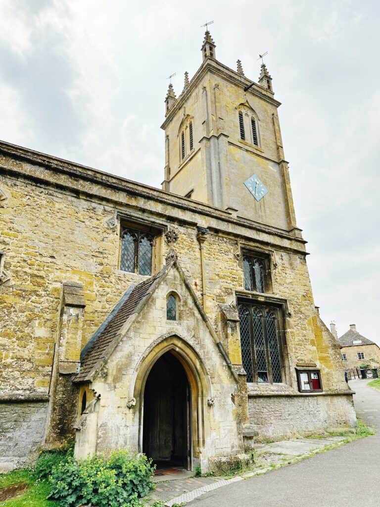A church in the Cotswolds where Fr Brown is filmed Blockley UK not far from Moreton-in-Marsh