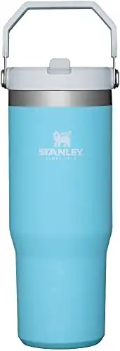 Stanley IceFlow Stainless Steel Tumbler with Straw – Vacuum Insulated Water Bottle Leakproof Flip