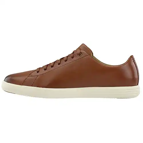 Cole Haan Mens Grand Crosscourt II Shoes Tan Leather Burnish